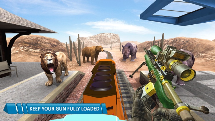 Train Shooter Sniper Attack screenshot-3