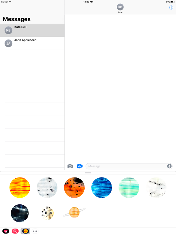 Screenshot #4 pour Abstracts Planetary Stickers