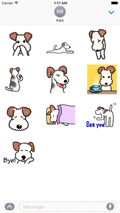 The Wire Fox Terrier Dog Emoji screenshot 3