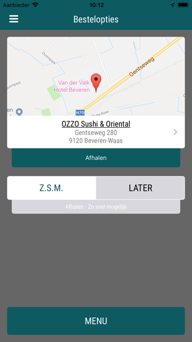 How to cancel & delete Webshop OZZO Sushi & Oriental from iphone & ipad 1
