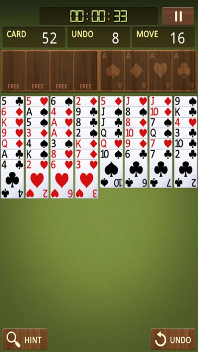 Freecell Solitaire king screenshot 1