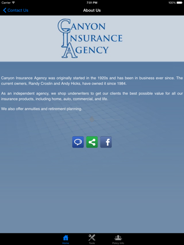 Canyon Insurance Agency HD screenshot 4