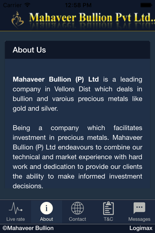 Mahaveer Bullion screenshot 3