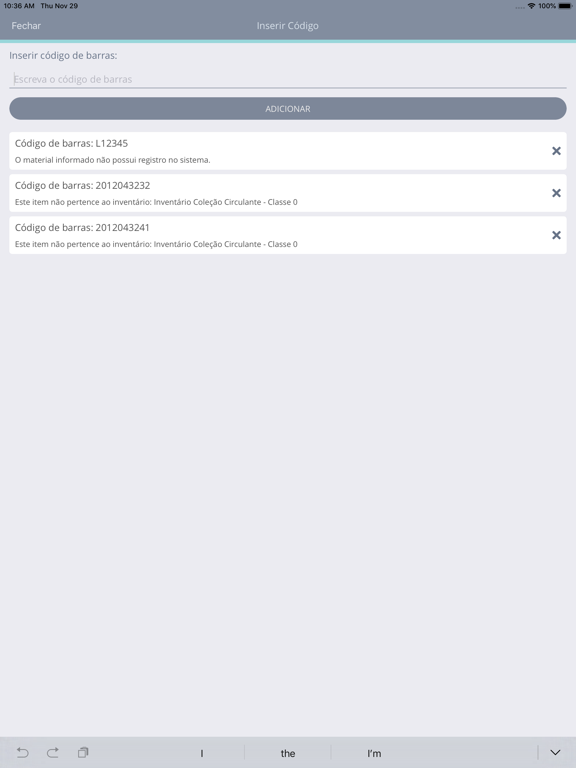 Screenshot #6 pour Bib Inventario