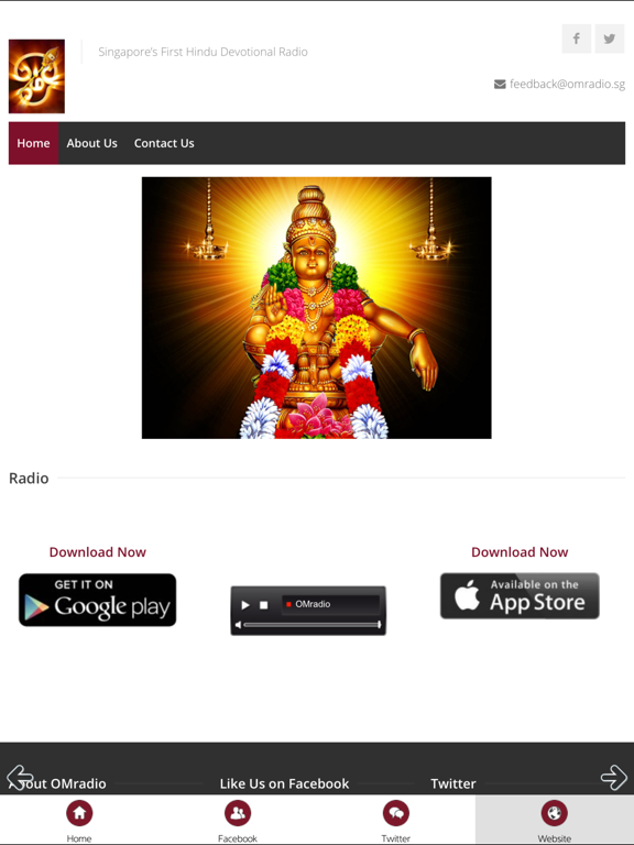 OMradio.sg iPad screenshot 4 - Music app