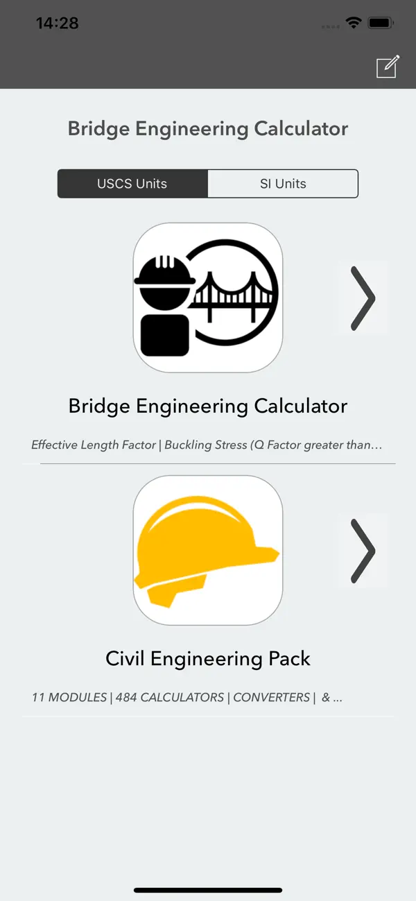Bridge Engineering Calculator screenshot