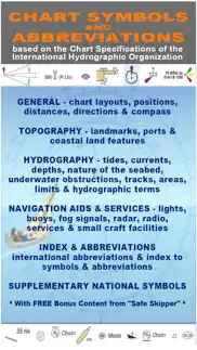 nautical chart symbols & abbreviations iphone screenshot 1