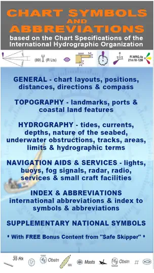 Captura de pantalla de NAUTICAL CHART SYMBOLS & ABBREVIATIONS en iPhone 1