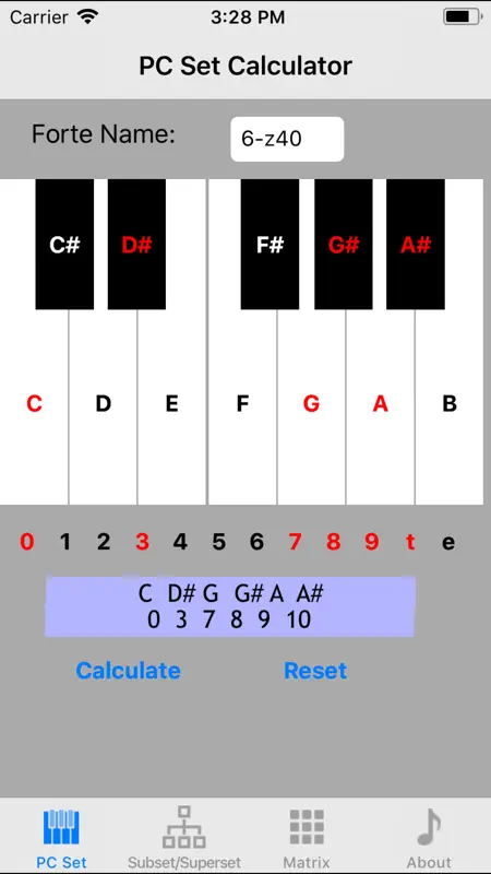 Post-Tonal Tool Kit screenshot 1 of 5