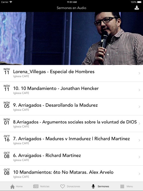 Screenshot #6 pour Iglesia Cafe App