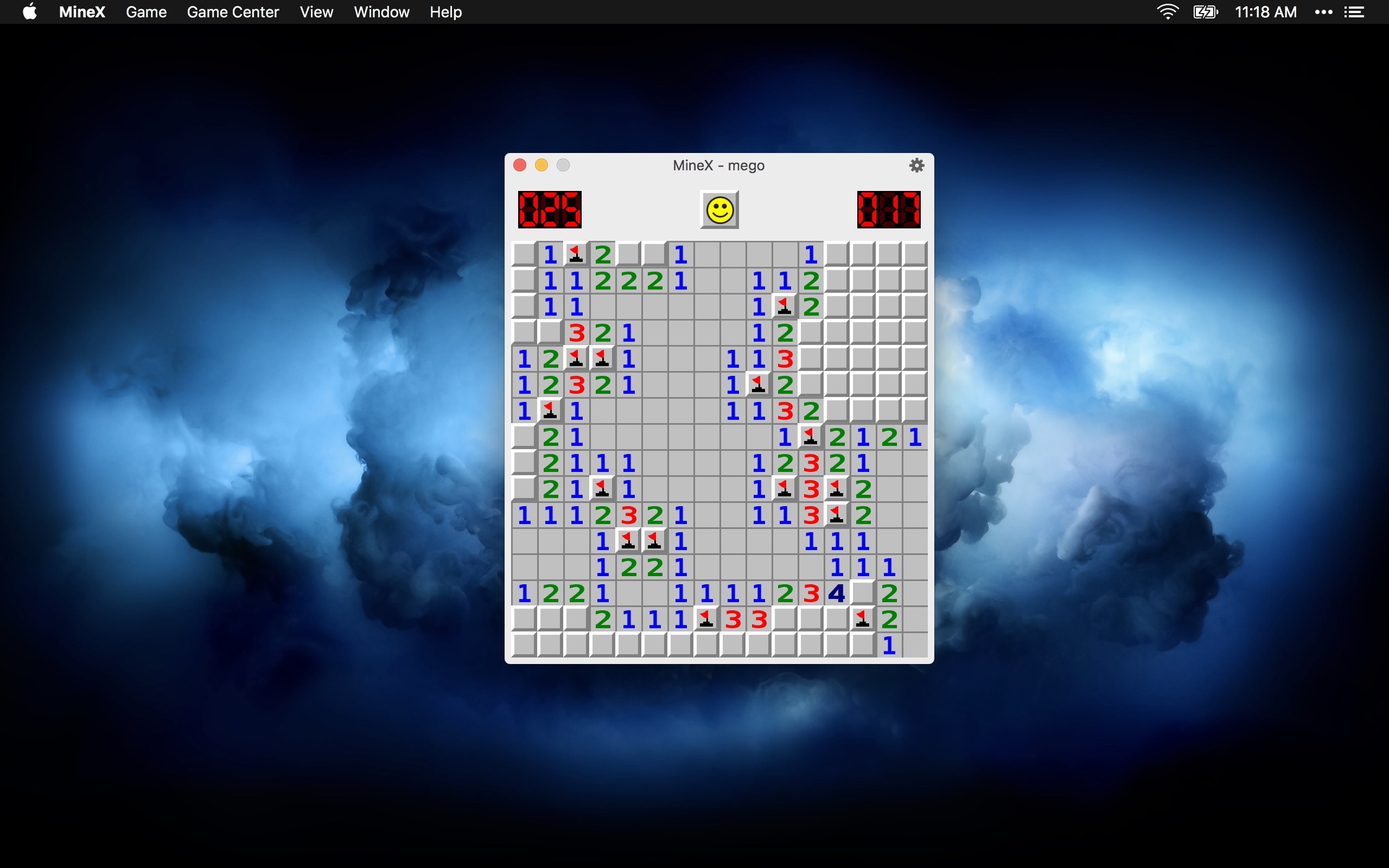 Screenshot do app MineX (Minesweeper)