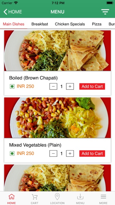 Kilimanjaro Restaurant App screenshot 2