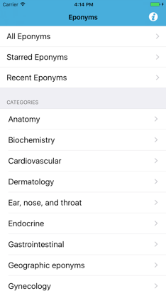 Eponyms screenshot 4