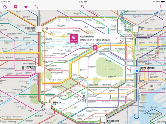 Screenshot #4 pour Tokyo Rail Map Lite