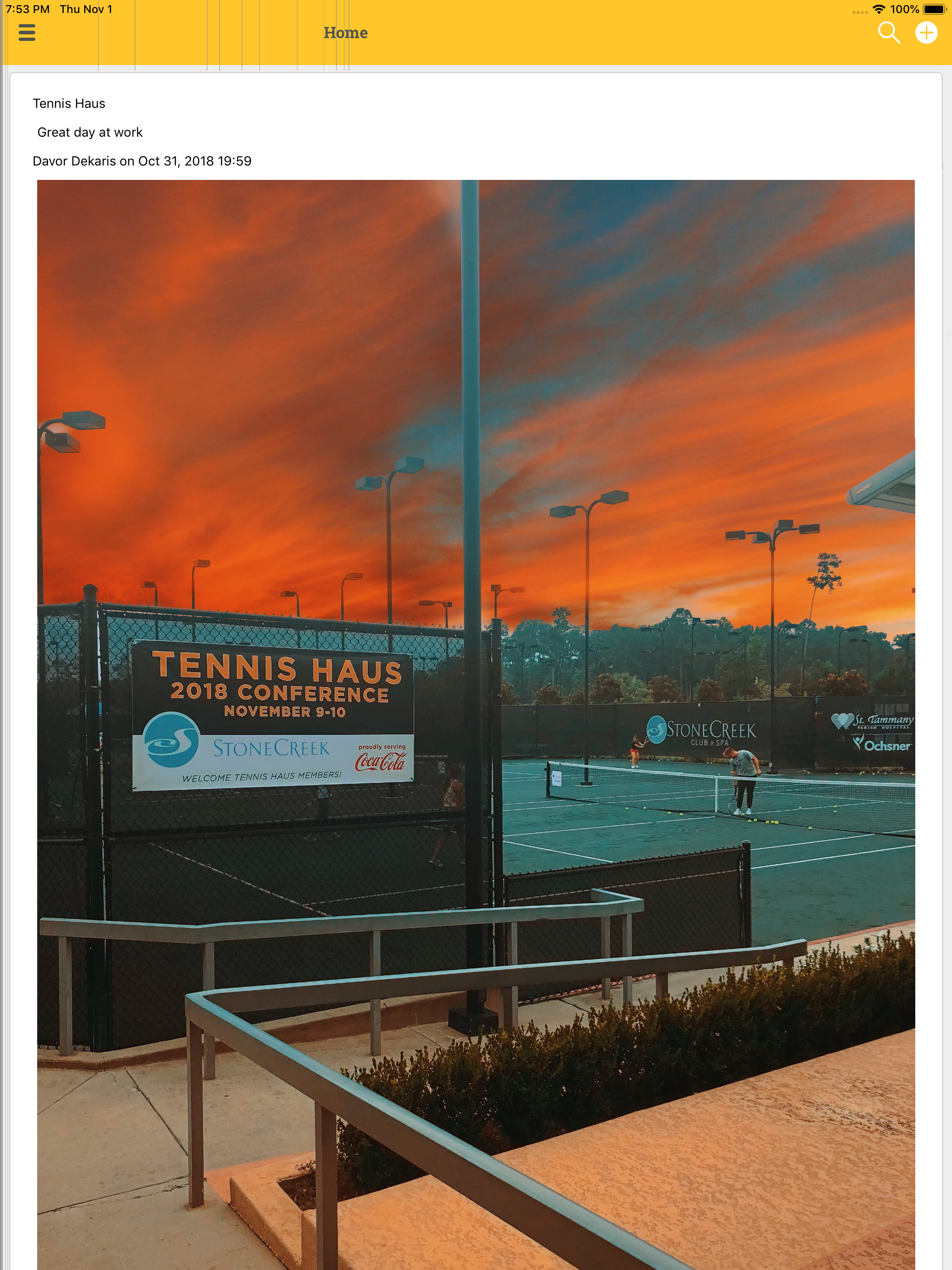 Tennis Haus