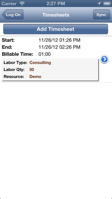 Timesheets 9.08.03 screenshot 2