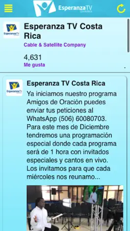 Game screenshot Esperanzaa TV Costa Rica mod apk
