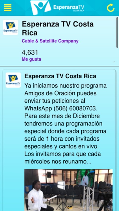 How to cancel & delete Esperanzaa TV Costa Rica from iphone & ipad 1
