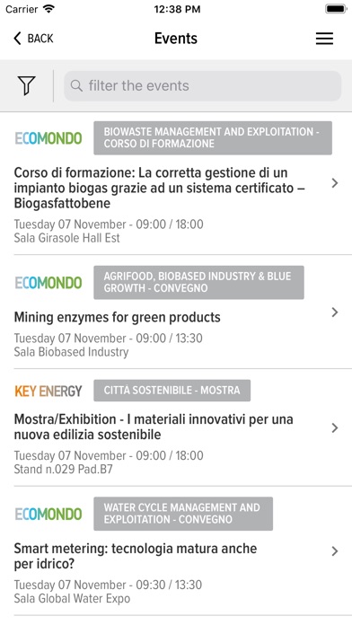 My Agenda Ecomondo/Key Energy screenshot 3