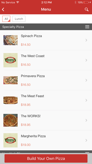 How to cancel & delete Vinny's Italian Pizzeria from iphone & ipad 2