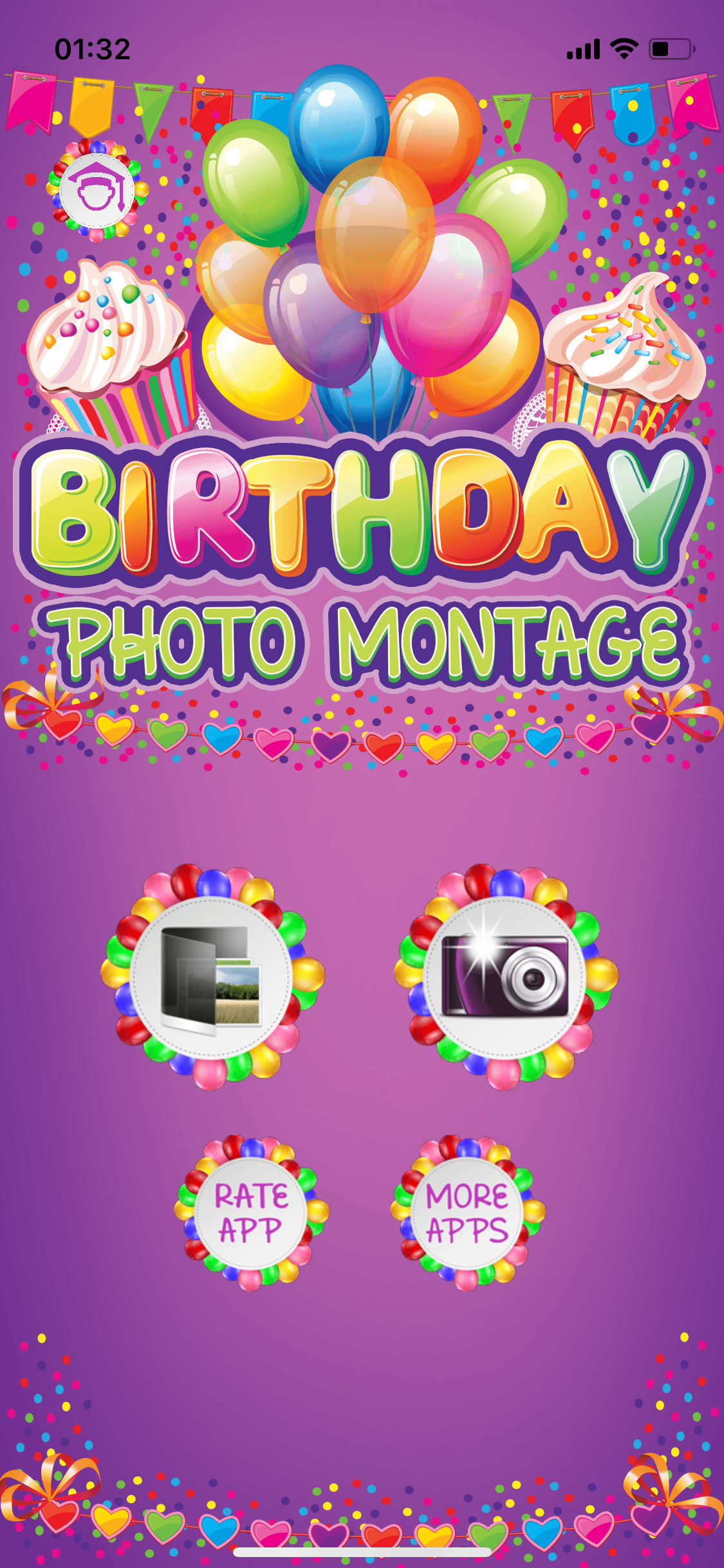 Birthday Photo Montage Frame