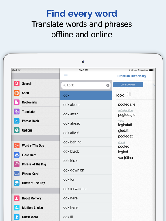 Screenshot #4 pour croate Dictionnaire