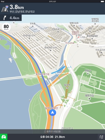 NAVER Map, Navigation screenshot 2