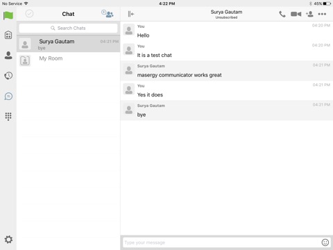 Masergy Communicator for iPAD screenshot 3