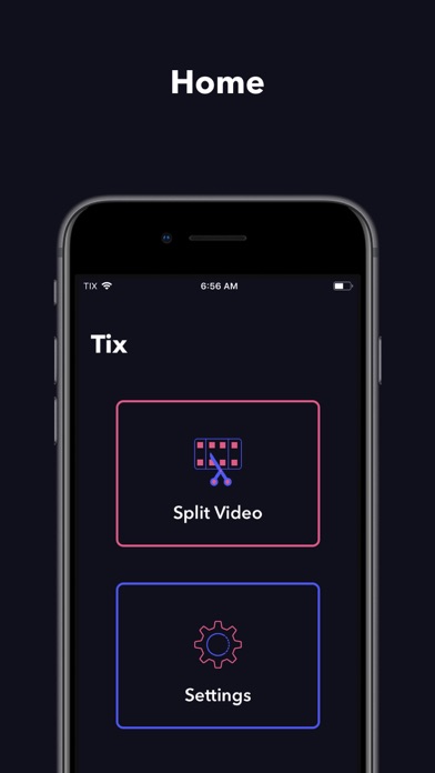 Screenshot #1 pour Tix - Easy Video Splitter