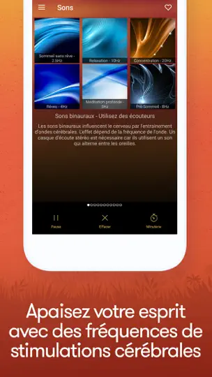 Capture d'écran de Méditation & Musique Relaxante sur iPhone 2