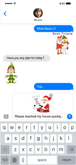 Game screenshot Christmas Animated Sticker apk