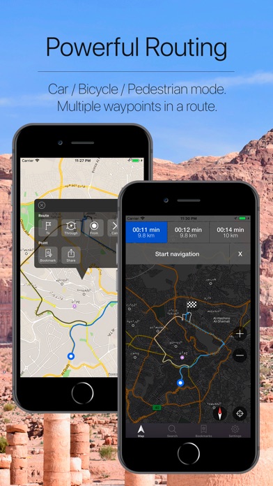 Jordan Offline Navigation screenshot 3