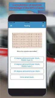 ecg: interpritation and tests. iphone screenshot 3