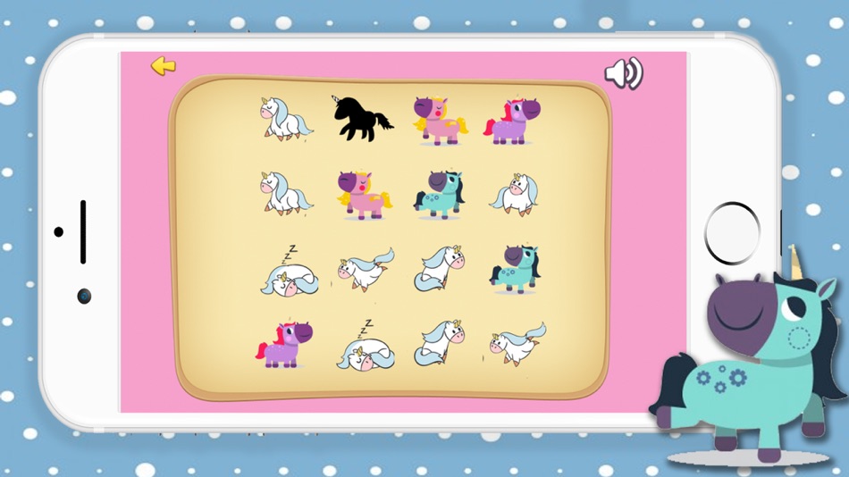 #2. Cute Unicorn Horse Matching Find The Pair (iOS) 由: Angrisa Leungtanapolkul