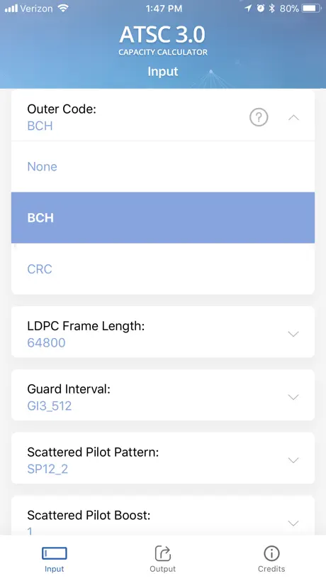 NextGen TV Capacity Calculator