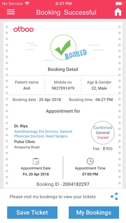 Otboo-Book Doctor Appointment screenshot-4