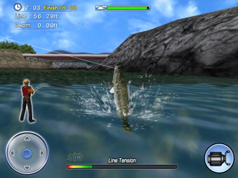 Bass Fishing 3D HD screenshot 4