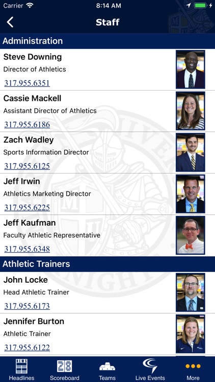 Marian University Athletics screenshot-4