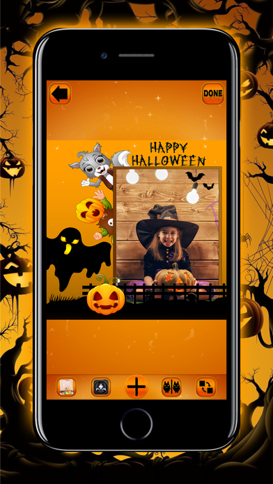 Halloween Photo Frame Editor Screenshot