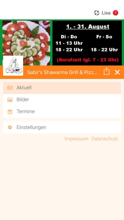 Sabir's Shawarma Grill & Pizza by Tobit.Software