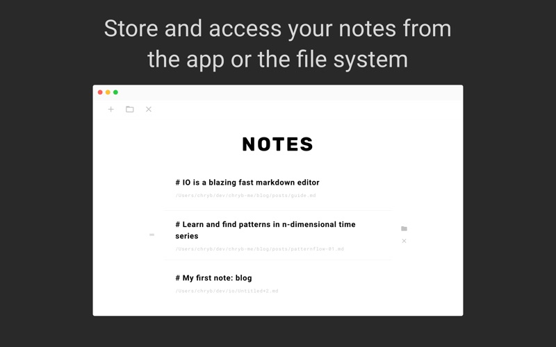 IO - Beautiful markdown notes writer and editor thumbnail 3