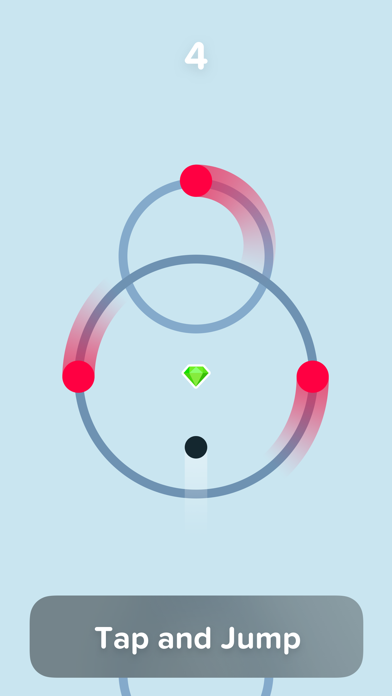 サークルジャンプ：点を通る - スキルテスト - 今遊ぶのおすすめ画像1