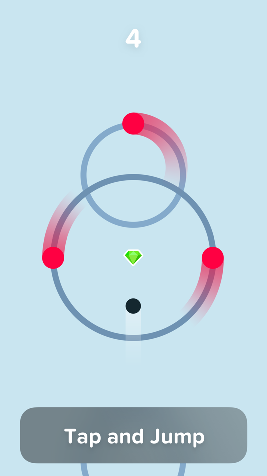 #1. Circle Jumps: Through the Dots (iOS) 由: Vanilla b.v.