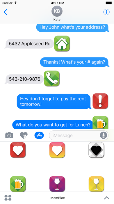 Talk Blox Sticker Pack iPhone screenshot 2 - Stickers app