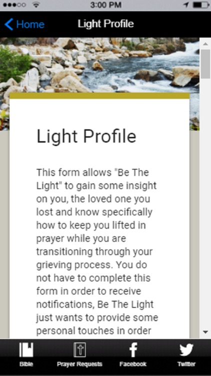 Be The Light App