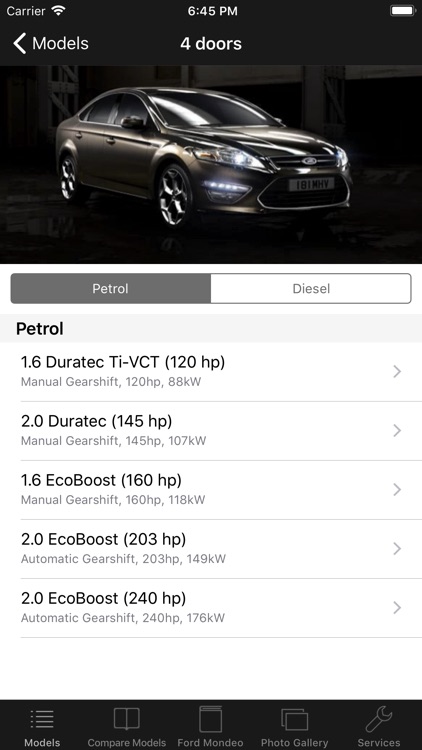CarSpecs Ford Mondeo III 2010