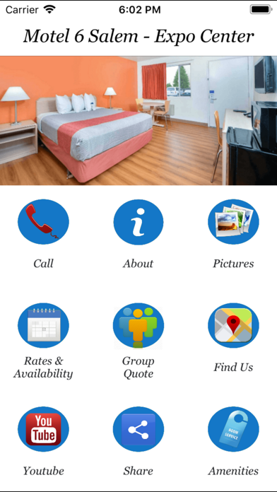 Motel 6 Salem - Expo Center iPhone screenshot 1 - Travel app