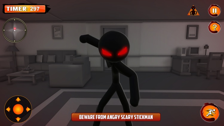 Hello Basics Of Scary Stickman screenshot-4