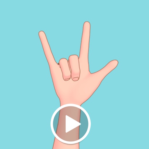 Animated Hand Sign icon