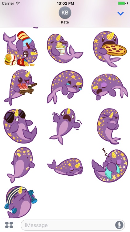 inki-Drop Starwhal Stickers
